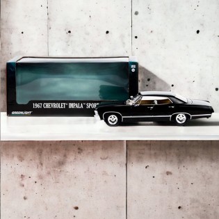 그린라이트 1967 쉐보레 임팔라 턱시도 블랙 1:24 다이캐스트 자동차